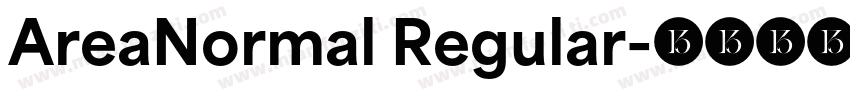 AreaNormal Regular字体转换